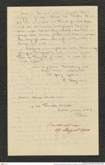 Nachlass Franz Steindachner, Brief von G. Hagmann an Franz Steindachner (27.06.1904), Inv.Nr. 198.01, Seite 4